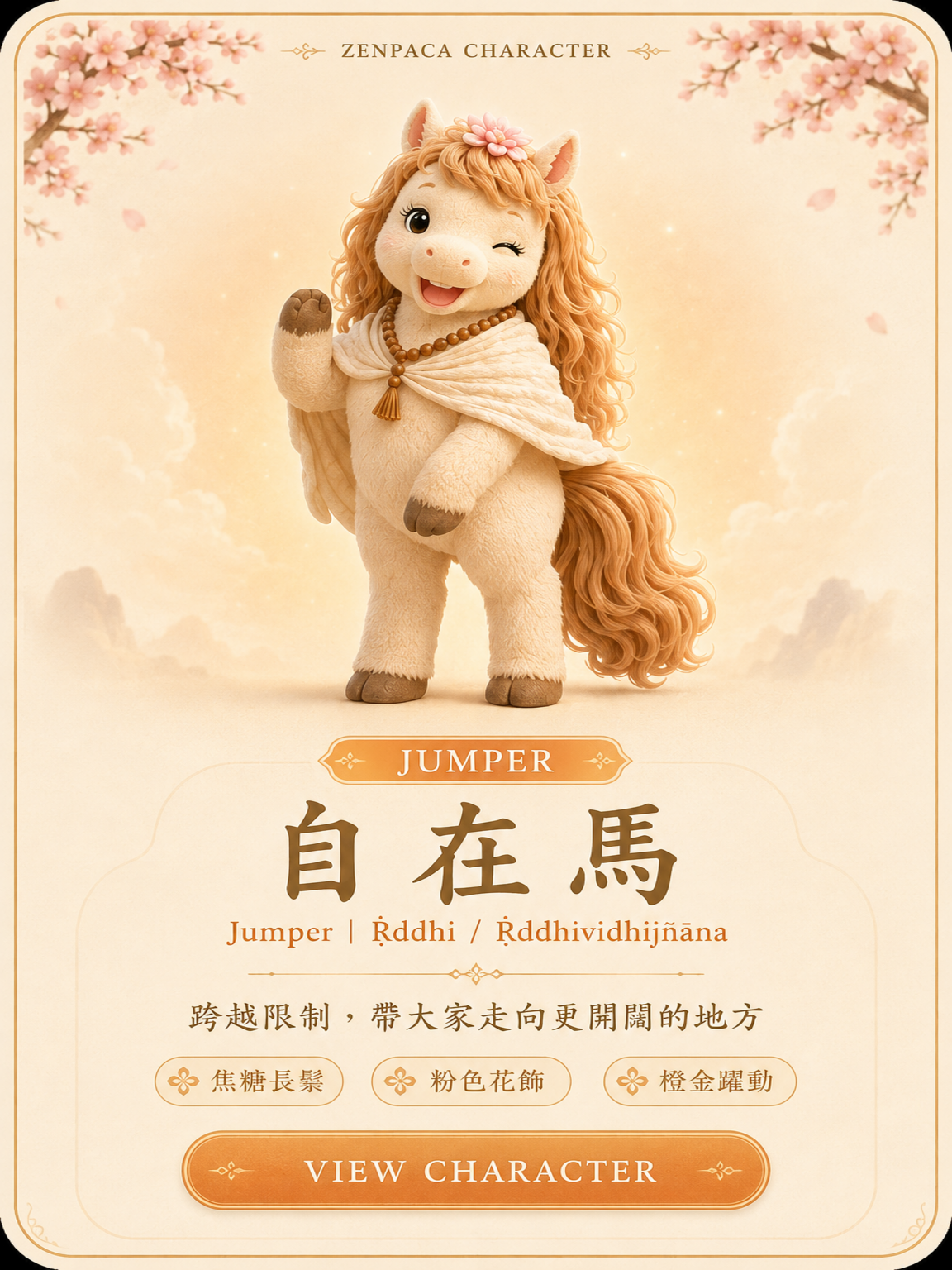 自在馬 · 神足通 角色卡